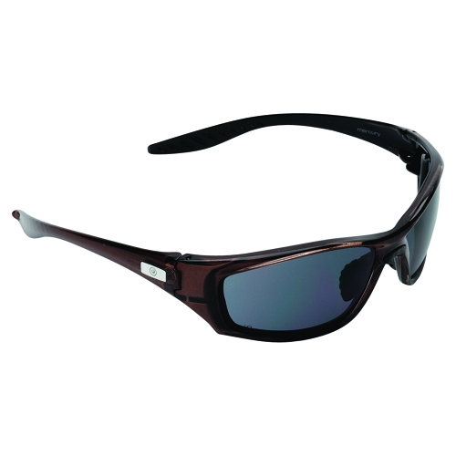 PRO SAFETY GLASSES MERCURY SMOKE POLARISED (&amp; BONUS SPEC POUCH)